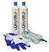 RadonSeal CrackWeld DIY Concrete Crack Repair Kit (2-Pack) - Permanently Repairs Cracks in Basements, Driveways, Garages, Patios, Pool Decks. 2-Component Urethane Concrete Crack Filler Kit.