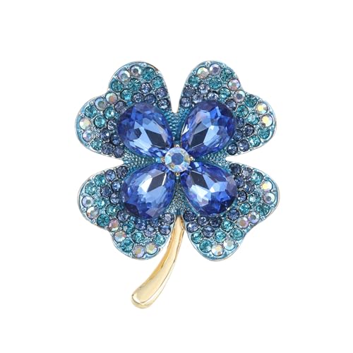 Oenothera Broches para Ropa Mujer, Broches para Vestidos de Fiesta, Broche Mujer Elegante, para la asistencia diaria a banquetes, fiestas, cenas, etc（Azul）