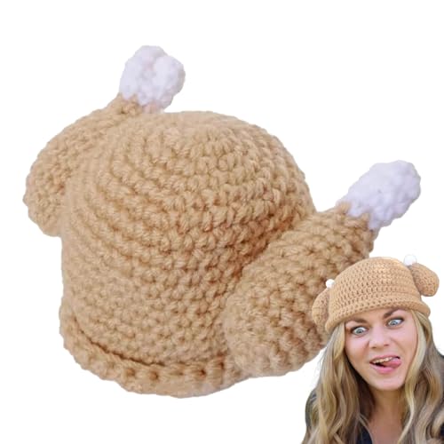 Chapeau de Turquie tricoté rigolo pour animer vos repas de Thanksgiving en famille
