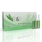 Ampollas Anticaida para el cabello. Enriquecida con Placenta, Romero y Aloe Vera. Tratamiento fortalecedor del bulbo. Prevención de la caída del pelo. Mujer y Hombre (10 ampollas de 10 ml)
