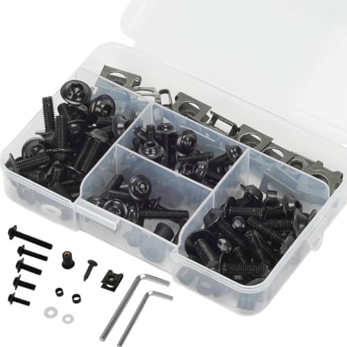 177pcs Motorcycle Fairing Bolt Kit - M5 M6 Aluminum