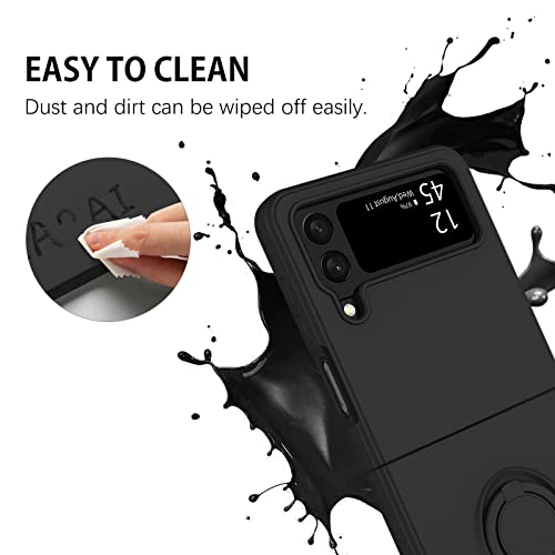 Carcasa Samsung Z Flip 4 con anillo para ver vídeos cómodamente 3