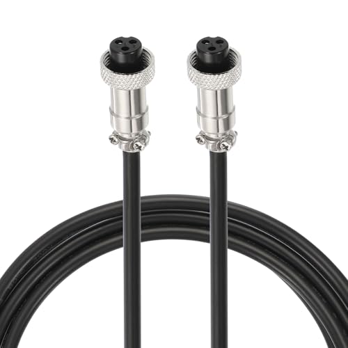 Câble capteur aviation GX12 résistant pour éliminer les faux contacts réseau 2 Pcs