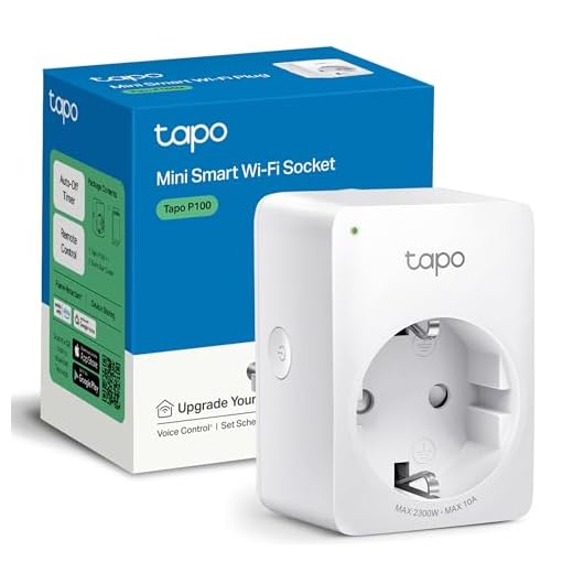 Tapo P100 - Smart WiFi Plug, control remoto vía app, temporizadores y horarios configurables, enlace de ahorro de energía, compatible con Alexa y Google Home, 10 A, 2300 W