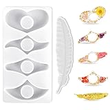 Resin Bookmark Making Molds,Bookpage Holder Resin Molds Set DIY Craft Mould for Epoxy Resin Casting