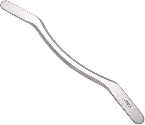 Miniatura 5 de STICKON Juego de herramientas de masaje Gua Sha de acero inoxidable, herramientas de masaje de raspado Gua Sha, gran herramienta de movilización de