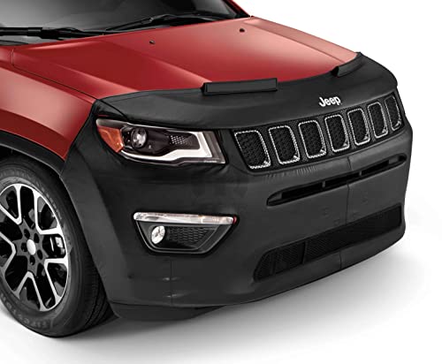 Mopar 82215038 Front End Cover Black, vinyl covers entire front end of the vehicle to protect it from road spray. Easily installs and removes. Features the Jeep logo, fits Jeep Compass Trailhawk only