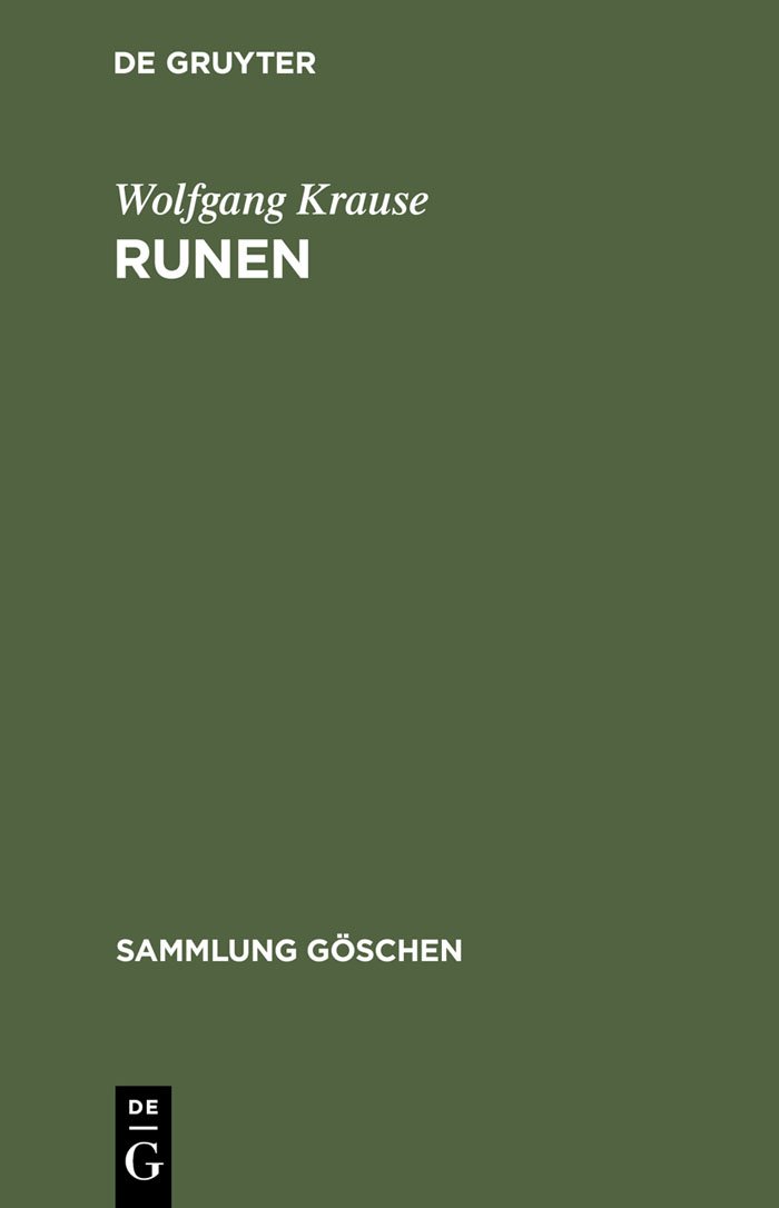 Runen (Sammlung Göschen)