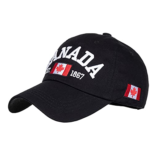 Genérico Sombrero Playa Mujer Béisbol Hip Cap Sombrero Transpirable Hop Sun Hombres Ajustable Moda De Béisbol (Black, One Size)