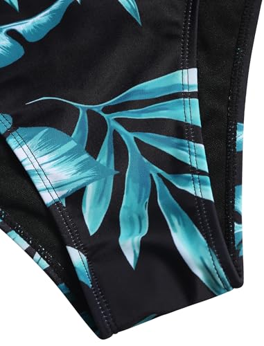 Image of ZAFUL Women's Long Sleeve Rash Guard Swimsuit One Piece Zipper Surfing Bathing Suit