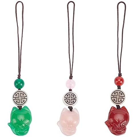 WEBEEDY Fox-Shaped Phone Charm Set Cover