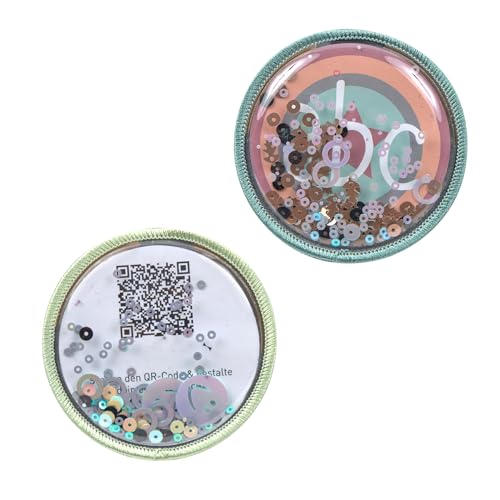 LÄSSIG Anhänger und Patches Set (2 Stk.) mit Druckknopf/School Patches blue/mint