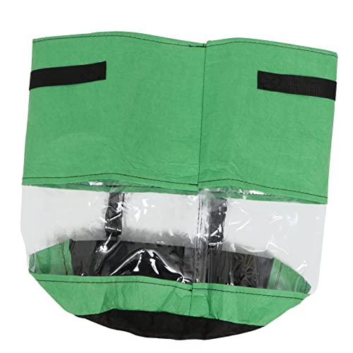 ifundom 10 Bolsa De Cultivo Maceteros Revestimientos Vegetal Reutilizable Bolsas De Cultivo De Papas Contenedores Interior Macetas De Vivero Verdura Largo Plantas Green Tela No Tejida