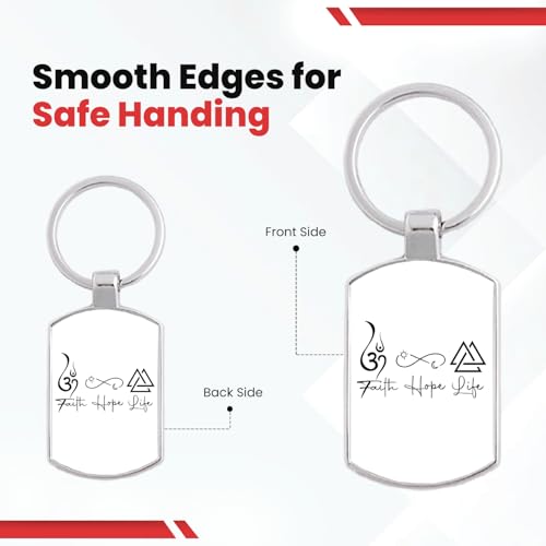 Image of Premium Printed Metal Keychain for Men & Women | High-Definition Artwork Print | Durable Key Ring for Car, Bike, Home & Office Keys | Stylish Decorative Key Holder Gift