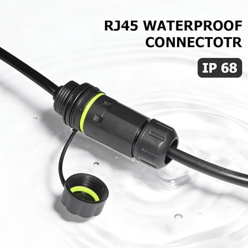 Cable Panel IP68 Cat6 RJ45 M20 Hembra a Macho 25 cm miniatura 4