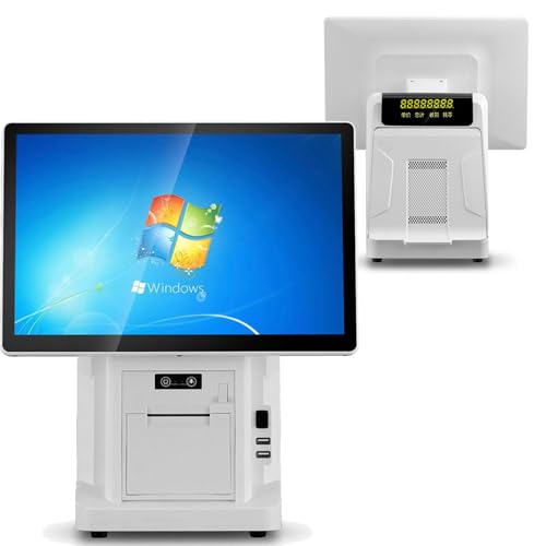 SHENGSHIYU Cajas Registradoras Comercio con impresoras,Compatible con escáneres,cajones,etc.8GB RAM + 128GB SSD,Caja Registradora para Pequeñas Empresas y Minorista,80mmPrinter