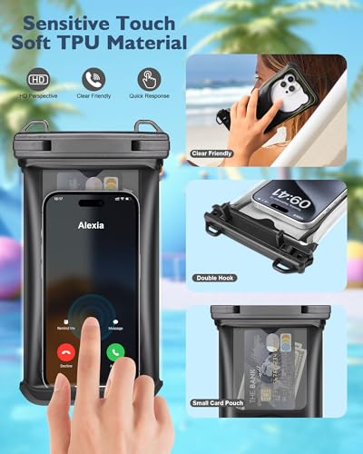 Sac flottant avec cordon étanche IPX8 compatible Samsung et Google