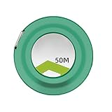 Cinta Métrica Para Ingenieros De Precisión Hoja Acero Reforzada 20/30/50 Metros Caja ABS Fácil Usar Para Encuestas Trabajo Herramienta Medición Construcción Profesional
