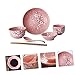 POPETPOP Vajilla Japonesa de Cerámica Rosa para Hogar con Cuencos Platos Tazas Cucharas y Palillos Utensilios para Servir y Mesa Elegante Imagen de POPETPOP Vajilla Japonesa de Cerámica Rosa para Hogar con Cuencos Platos Tazas Cucharas y Palillos Utensilios para Servir y Mesa Elegante