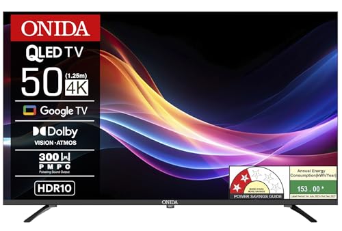 Image of Onida 126 cm (50 inches) Nexg Series 4K QLED Smart Google TV QZ50UI