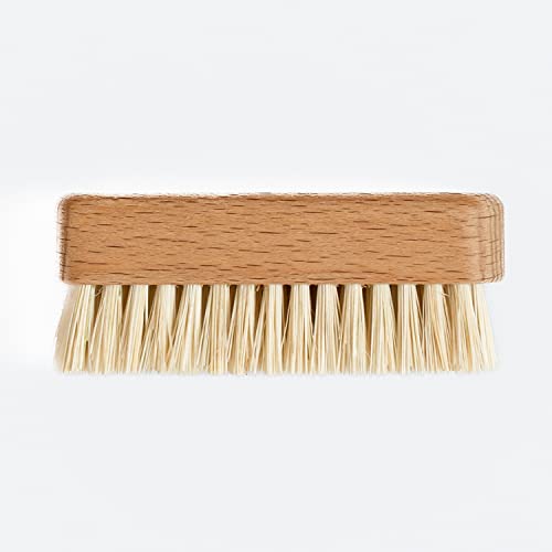 Chinchilla® Cepillo de uñas infantil de madera de haya certificada y cerdas veganas de fibra natural, fabricado en Alemania y sin plástico, cepillo de lavado de manos para niños para el cuidado