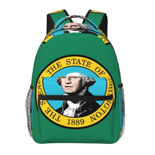 Sac de sport décontracté Washington pour voyage et camping avec dos rembourré