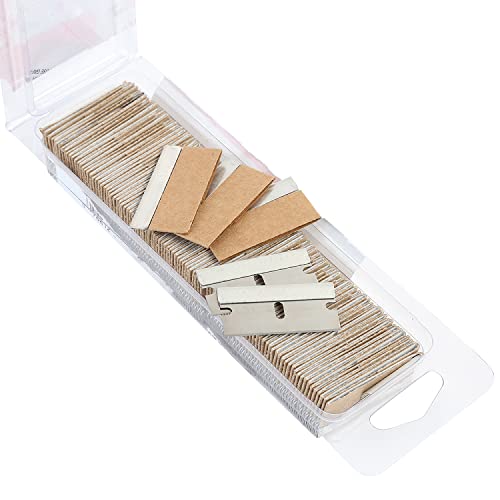 Oemtools 25181 Razor Blades, 100 Pack, Steel Safety Box Cutter Replacement Blades, Removes Paint And Decals, Cuts Boxes And Cords, Fits Most Utility Knives #TOP7