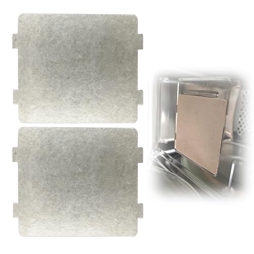 wilcractk Plaque en Mica pour Réparation de Micro-Ondes, Lot de 2 Plaques Universelles 9,9×10,8 cm, Résistantes à la Chaleur et Isolantes, Accessoires de...