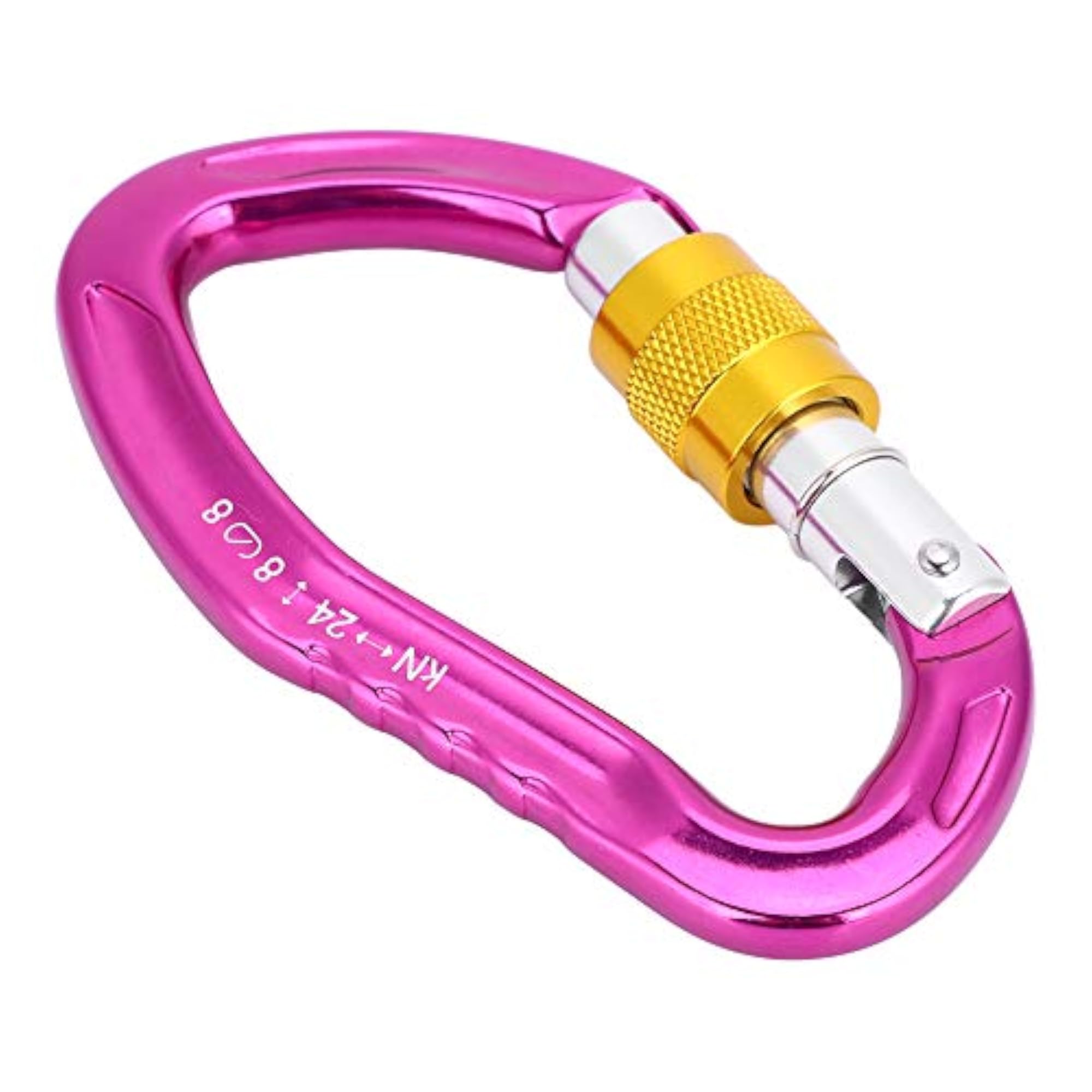 Heavy Duty Carabiner, Burr-Free for Outdoor Activities