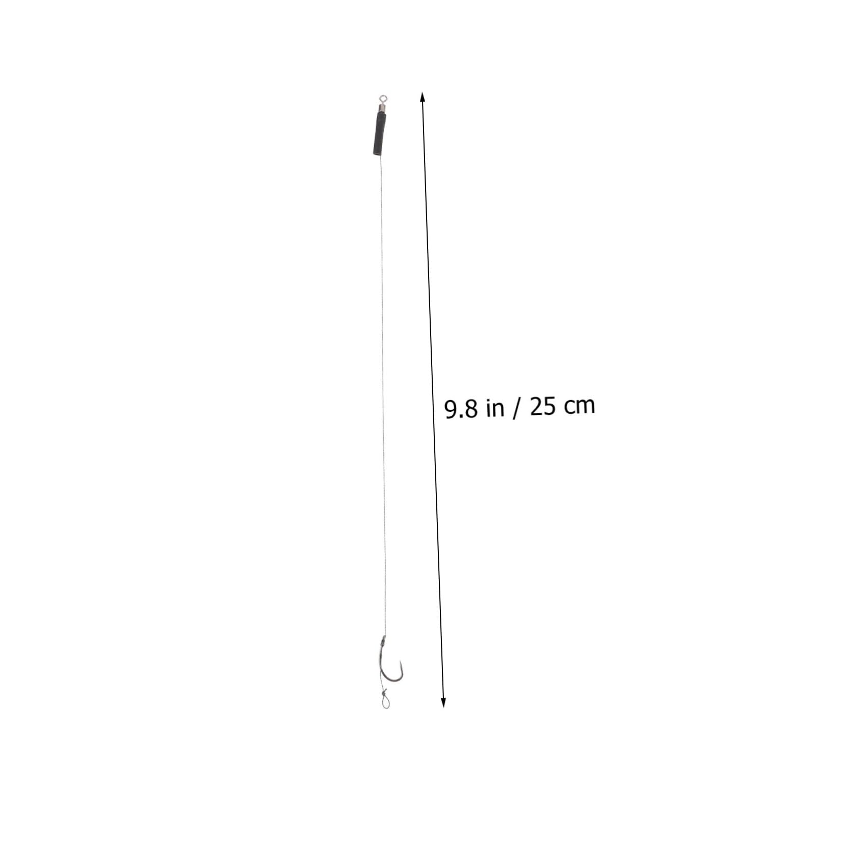 TOYANDONA 5 Series Juego De Anzuelos Sedal Anzuelos De Pesca Sin Púas Ganchos Circulares para Anzuelos Metalicos De Pesca Anzuelos De Pesca De Agua Salada 12 Piezas X 5