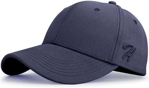 HASAGEI Baseball Cap Herren Damen 100% Baumwolle Basecap Verstellbar | Einheitsgröße, Reine Farbe Sonnenschutz Cap Unisex Baseballkappe für Freizeit Outdoor Tennis Golf Reisen Gesc