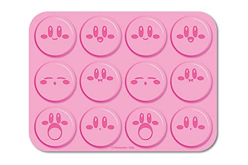 ensky Kirby Silicone Mold Tray - Officially Licensed Kirby Merchandise,Pink