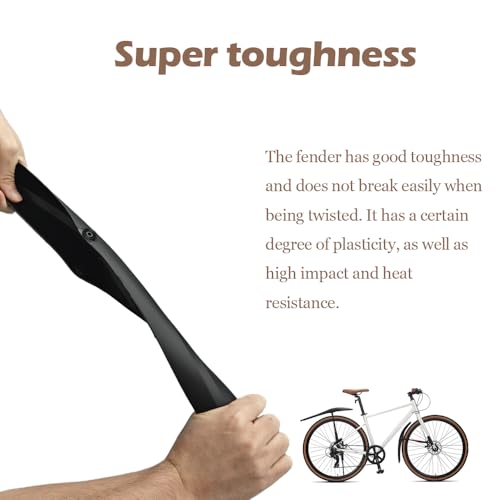 Garde-boue vélo 700C design épuré haute performance avec feu LED