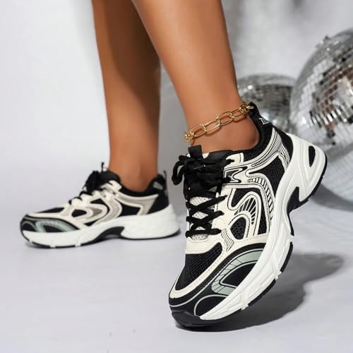 Chaussures décontractées rétro Y2K baskets à plateforme femme