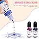 Farbpigmente für Gießpulver, 10ml x 24 Farben Set Farbe für Gießpulver Farbpigmente für Beton Modellbau Leicht Lösliches Pulver DIY und Kreativprojekte