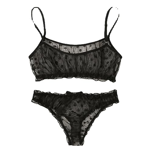 Ensemble pyjama à trois points pour une nuit romantique en lingerie sexy