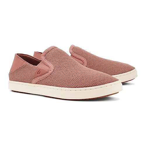 OluKai Pehuea Women's Slip On Sneakers, Casual Everyday Shoes with Easy On & Off Design, Breathable Mesh & Drop-in Heel, All-Day Comfort & Support, Cork/Cork, 6.5 - image 7