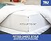 TRU Lite Bedding Waterproof Mattress Protector - Bed Cover - Smooth Breathable Mattress Cover - Protection from Stains and Odors - Queen Size