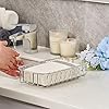 Amazon.com: LEVIMETREE Silver Napkin Holder Tray for Bathroom - Paper ...