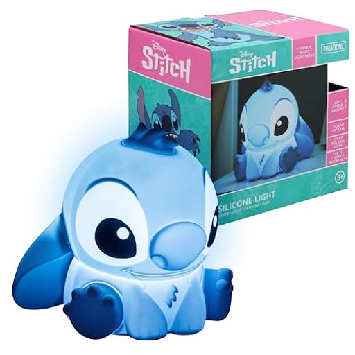 Stitch Squishy Lamp - Lámpara de Escritorio con Licencia Oficial de Disney, decoración de Sala de Juegos y mercancía para niños y niñas, Accesorio de Regalo de luz Nocturna para Sala de Juegos y | Ya disponible en tu tienda friki favorita! En mundofriki.es!