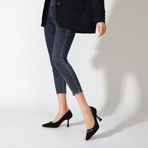 Pumps for Women Pointed Toe High Stiletto Heels Comfortable Work Dress Shoes2
