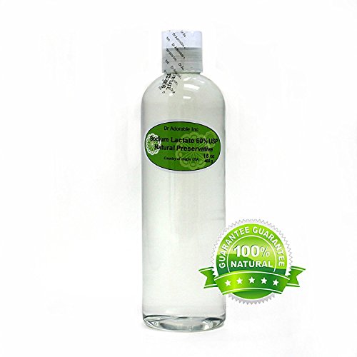 Dr Adorable Sodium Lactate 60% USP Natural Preservative 16 oz