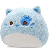 Yamepuia Katze Plüsch Kissen, Blaubeere Katze Plüsch Tiere-Katze Plüsch Pferd Plüschtier, weiche ...