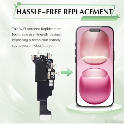 Antena WiFi de repuesto para iPhone 16 Pro Max conector coaxial 6