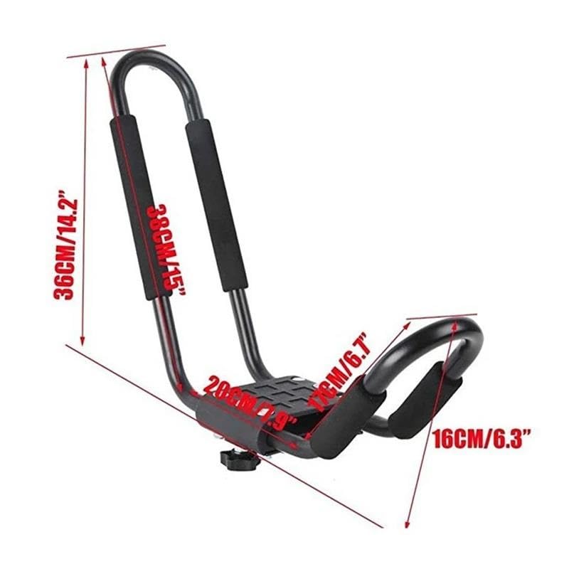 Portaequipajes Coche Coche SUV Techo J Rack Portador para Kayak Barco Canoa Portaequipajes Barras Techo Barras para Bastidores Techo Coche Barras De Techo