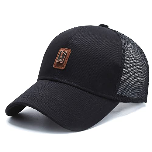 Yamee Gorra De Verano Para Hombre, De Malla, De Béisbol, Gorra De Verano, Para Hombre, Gorra De Béisbol, 2 Negro, Talla Única Yamee Gorra De Verano Para Hombre, De Malla, De Béisbol, Gorra De Verano, Para Hombre, Gorra De Béisbol, 2 Negro, Talla Única
