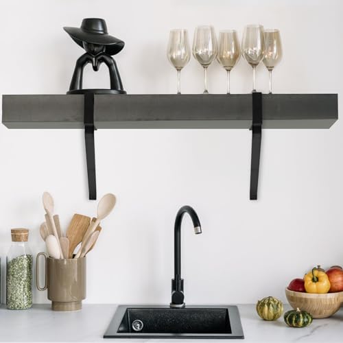 Xingwenhao Schwerlasthaken, 2 Stk Schwerlast Wandhaken, Montagehaken für Garage, Werkstatthaken, Wandhalterung Leiterhalter, Traglast 50 kg, Stahl verzinkt. (240x120x80mm)