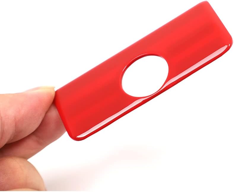 Car ABS Red Co-drive Glove box Sundries Box Handle Cover Trim Fit For Toyota Tacoma 2015 2016 2017 2018 2019 2020 2021 2022 2023 (Red)