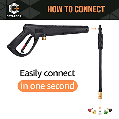 Pressure Washer Gun with Extension Wand 