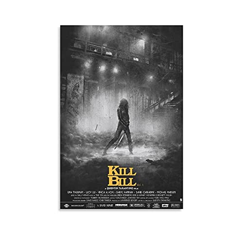 GNKIO Kill Bill Quentin Tarantino Violence Aesthetics Movie Poster 8 (1) Leinwand Kunst Poster und Wand Kunst Bild Druck Moderne Familie Schlafzimmer Dekor Poster 24x36inch(60x90cm)